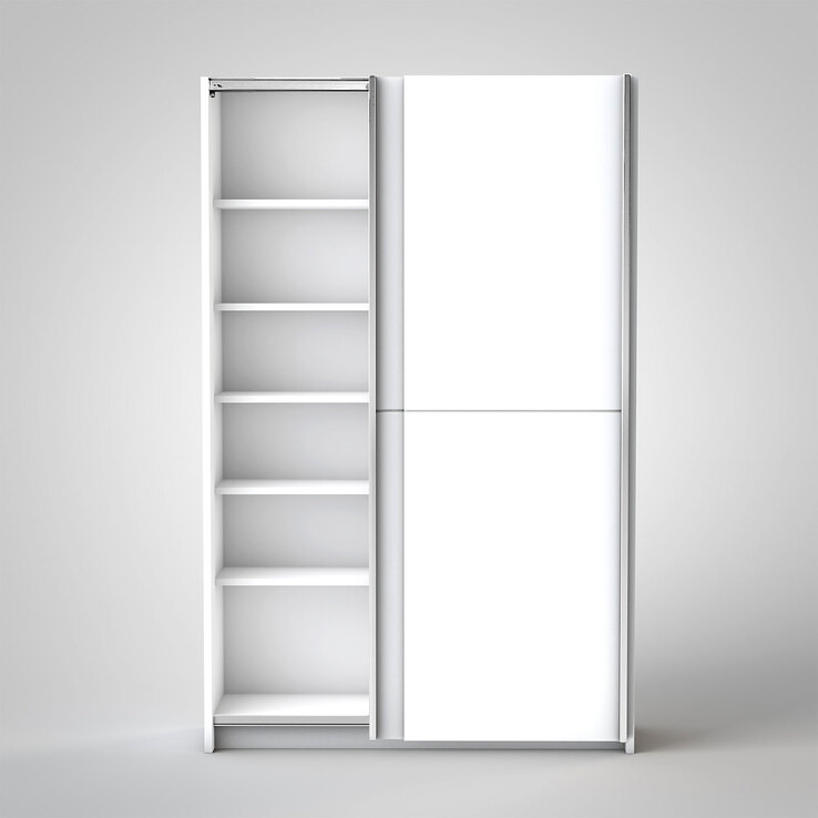 Schwebetürenschrank ONE weiß