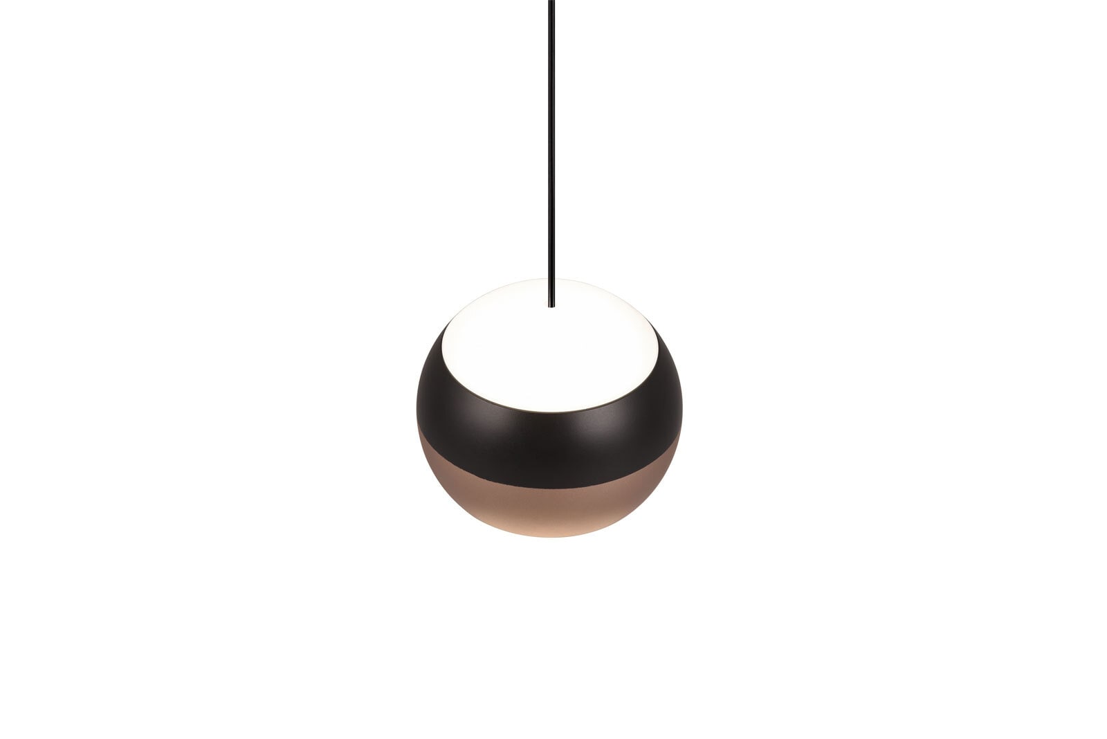 TRIO LED Pendelleuchte TRS ORBIT 15 cm schwarz /coffee