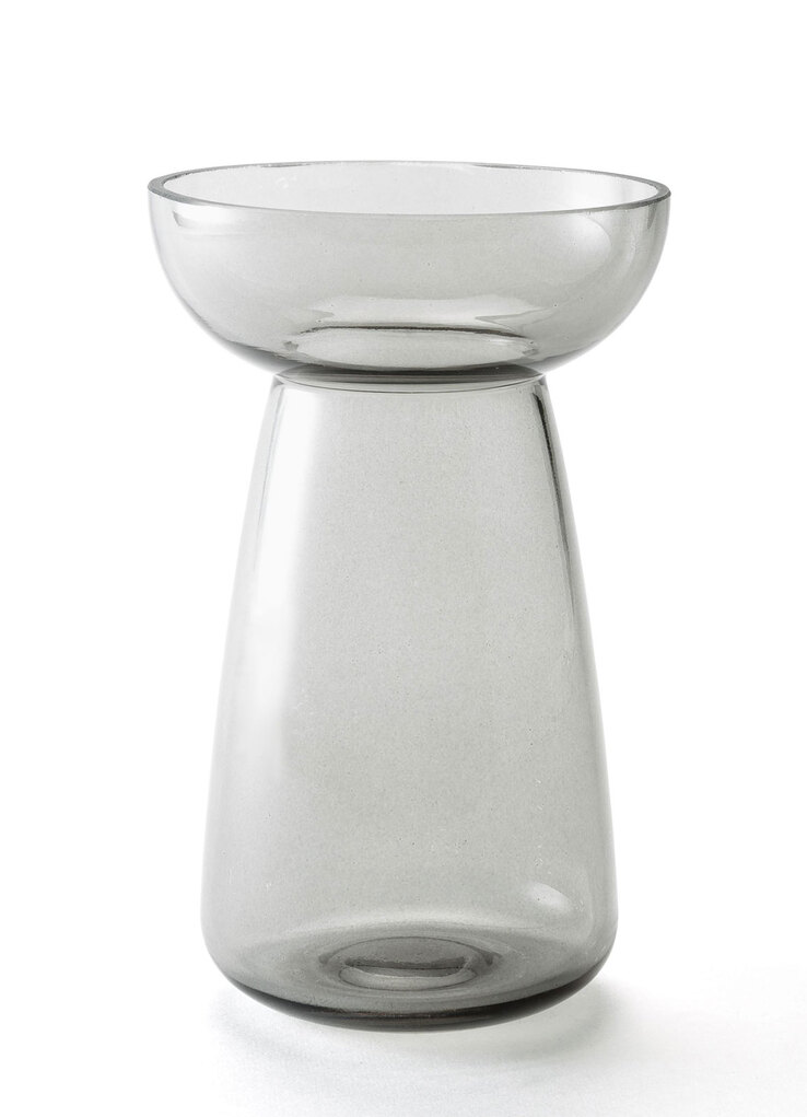 casaNOVA Vase 17 cm grau