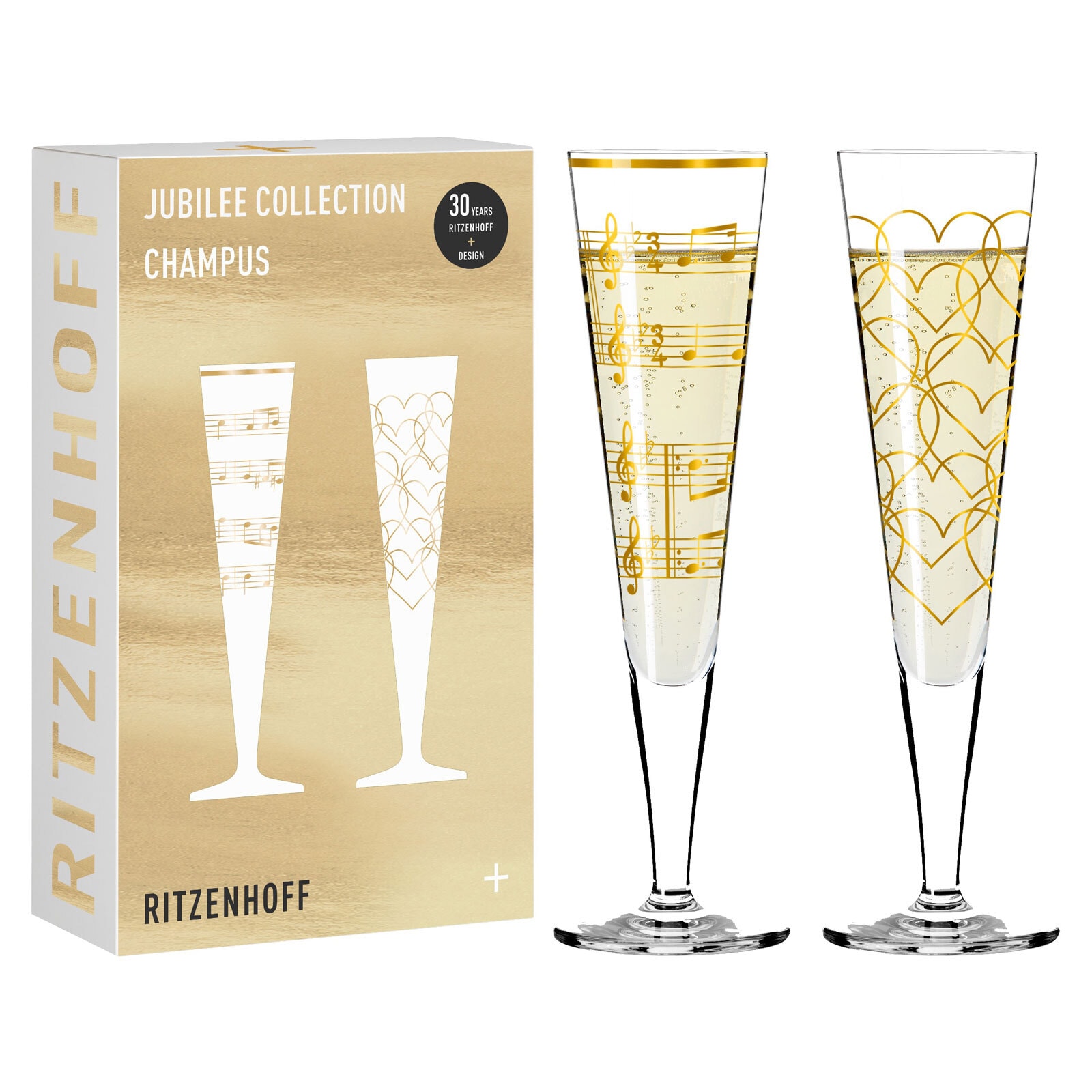 RITZENHOFF Champagnerglas JUBILEE 2er Set