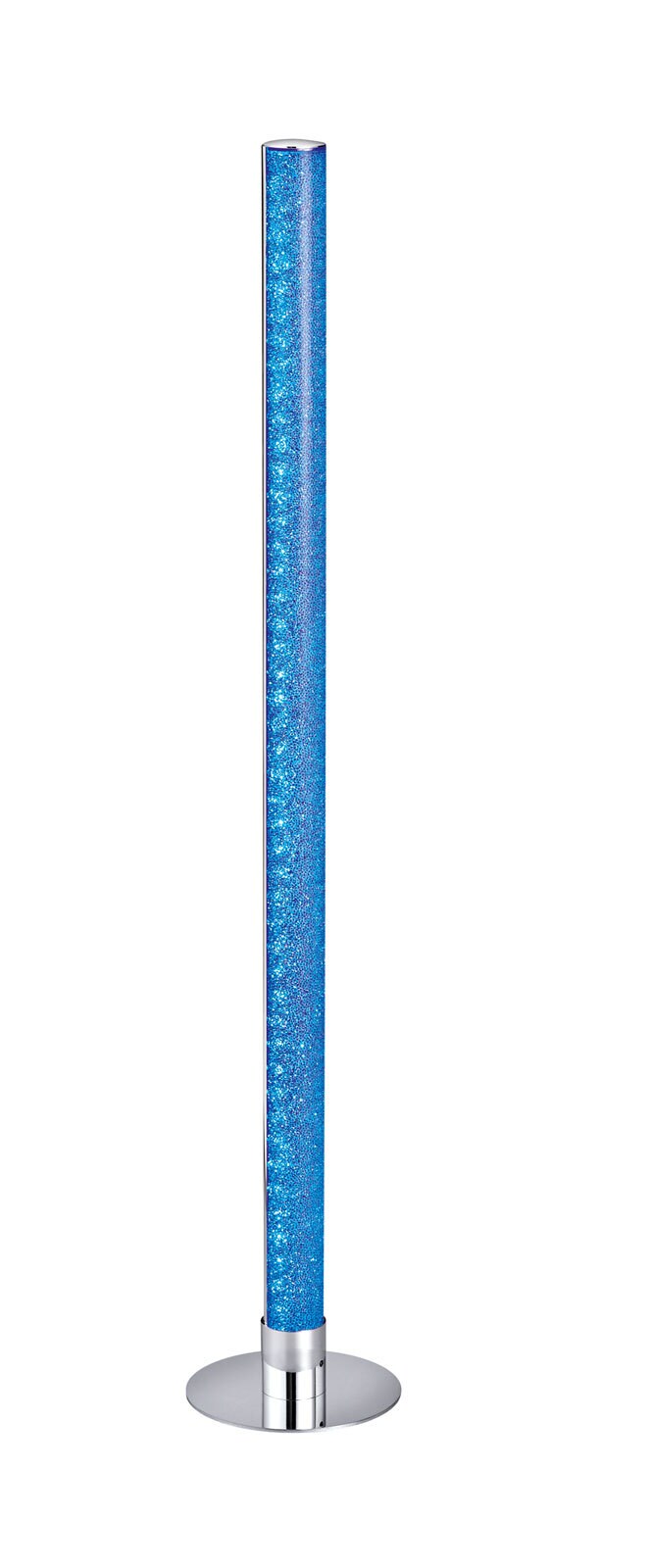 RL LED Stehlampe LEIA mit Fernbedienung 104 cm Metall/Acryl chromfarbig/transparent
