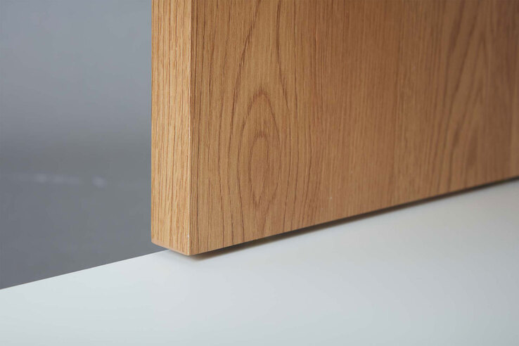 Couchtisch ARIAN 110x45x66 cm Dekor Wildeiche/weiß