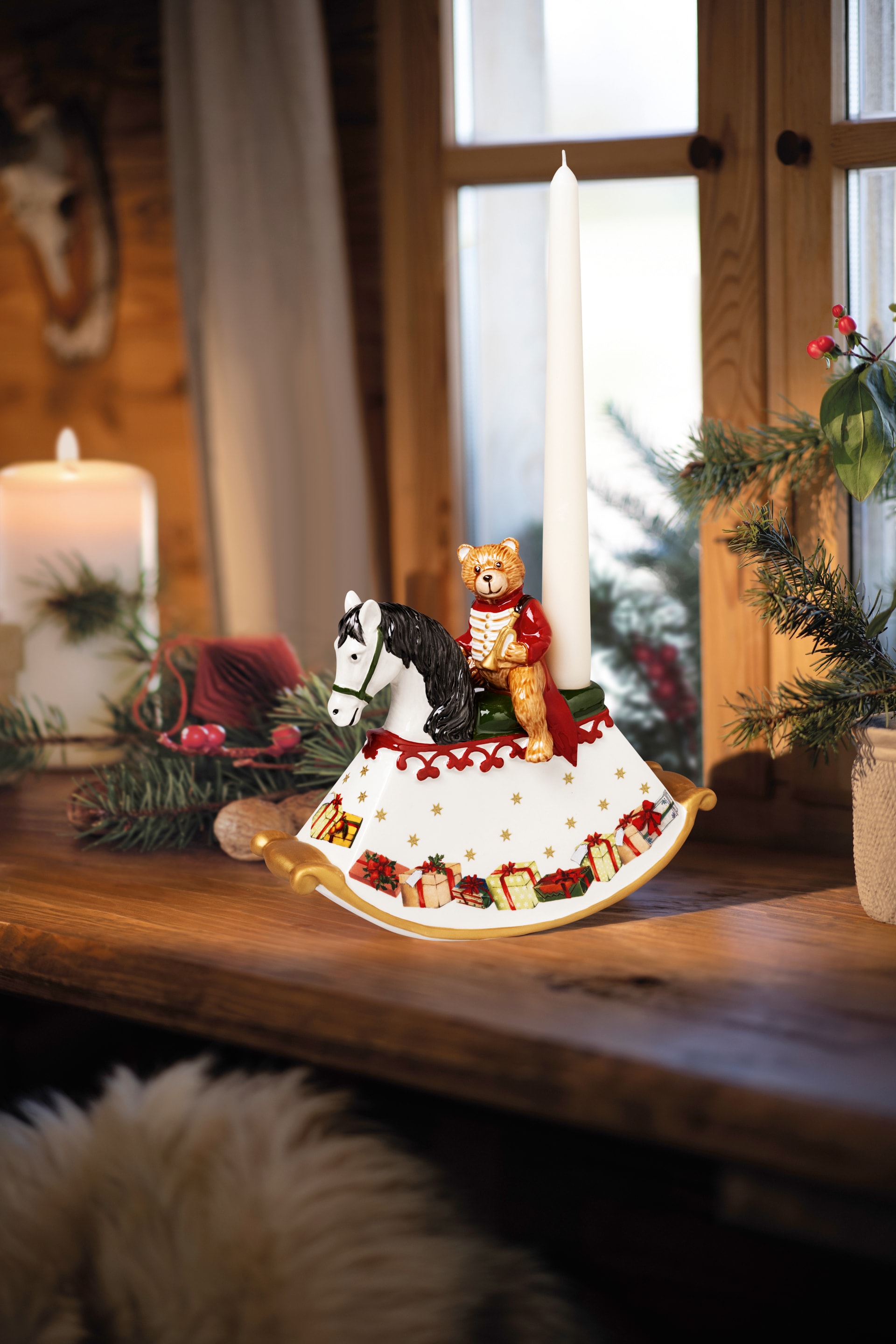 Villeroy & Boch Weihnachten Dekofigur CHRISTMAS TOYS Schaukelpferd