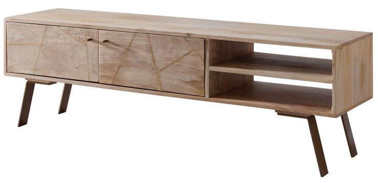 TV-Lowboard 145 x 47 cm braun