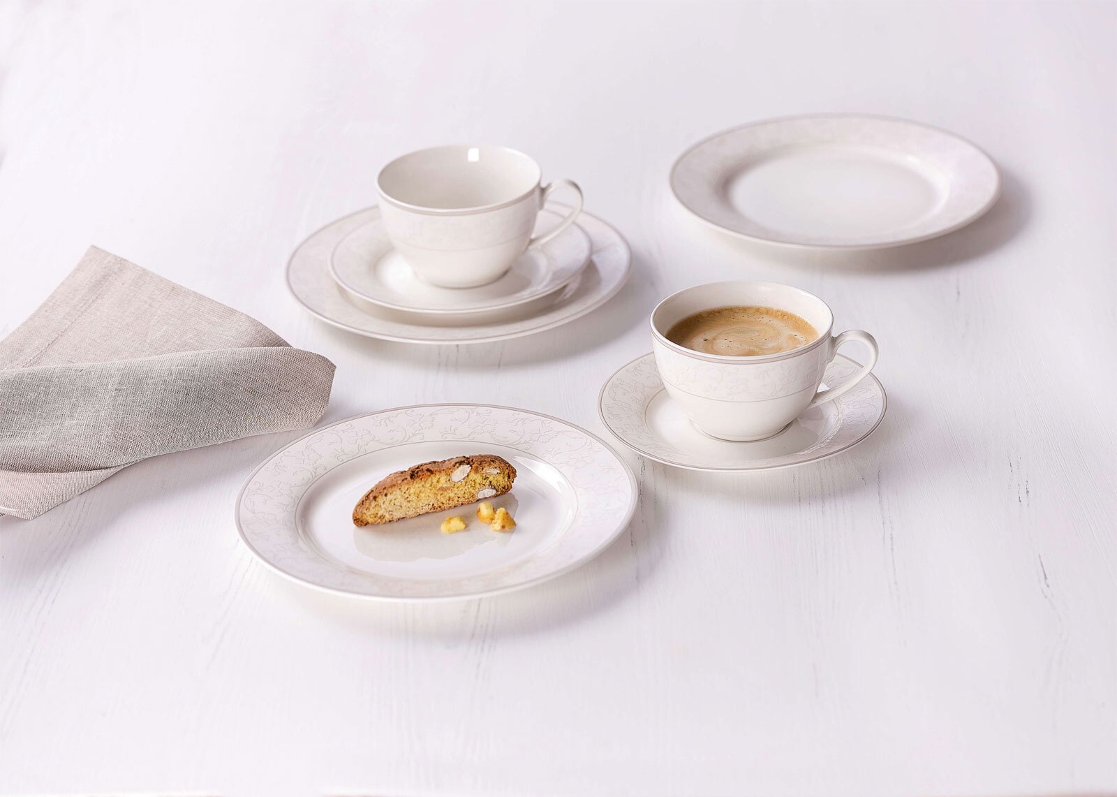 Ritzenhoff & Breker Kaffeetasse ISABELLA 6er Set cremeweiß