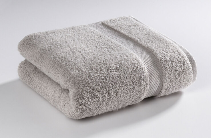 casaNOVA Duschtuch MICRO Baumwolle 70 x 140 cm stone/grau