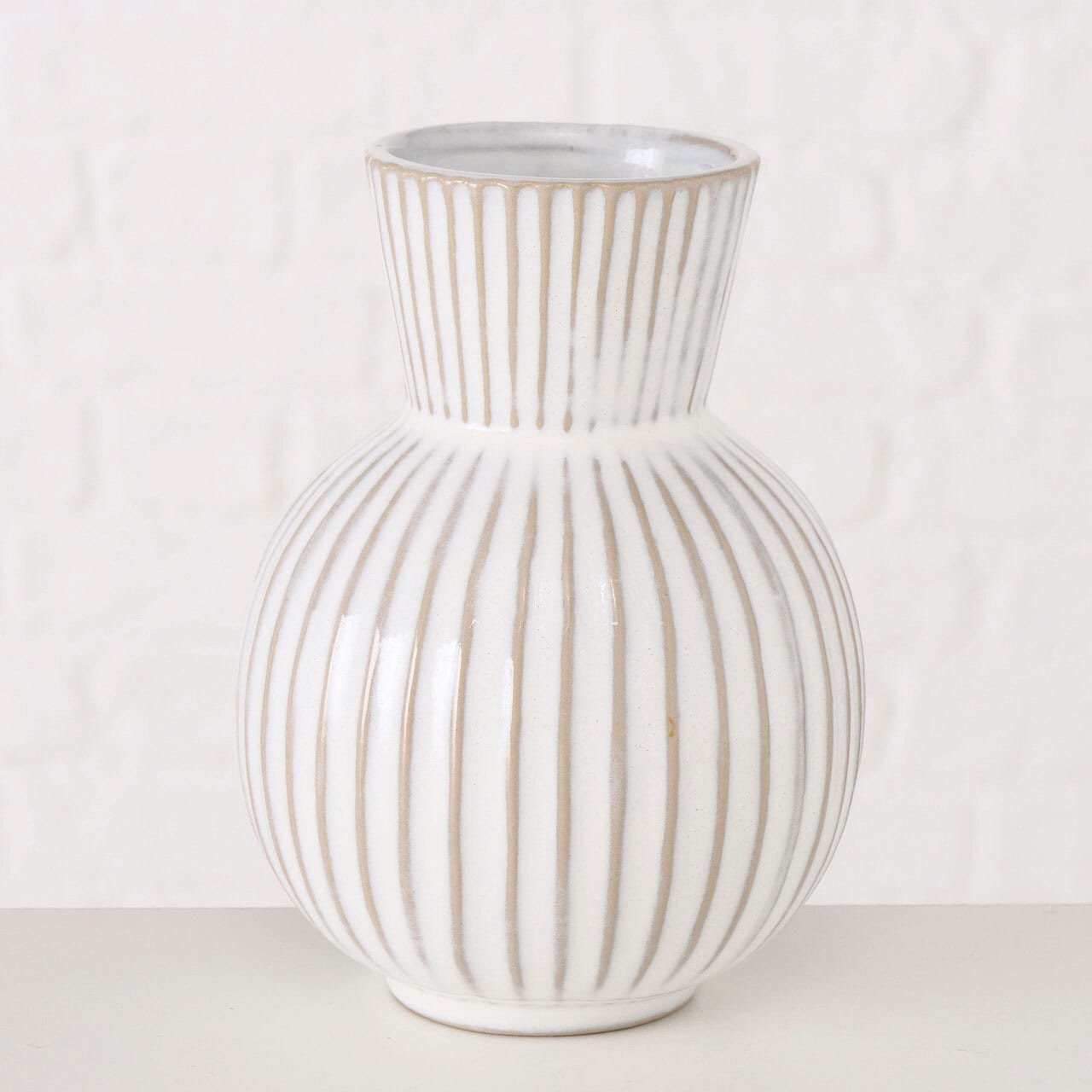 Vase DEBORAH 17 cm weiß