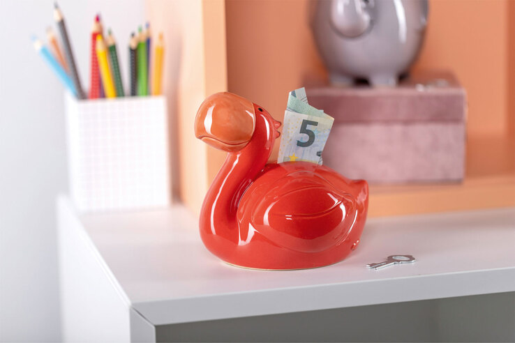 LEONARDO Kinder-Spardose BAMBINI FLAMINGO