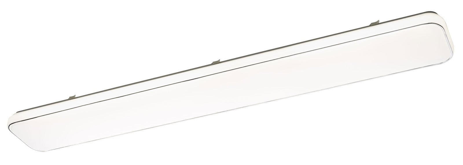 LED Deckenlampe SIMPLY 120 cm weiß /silberfarbig