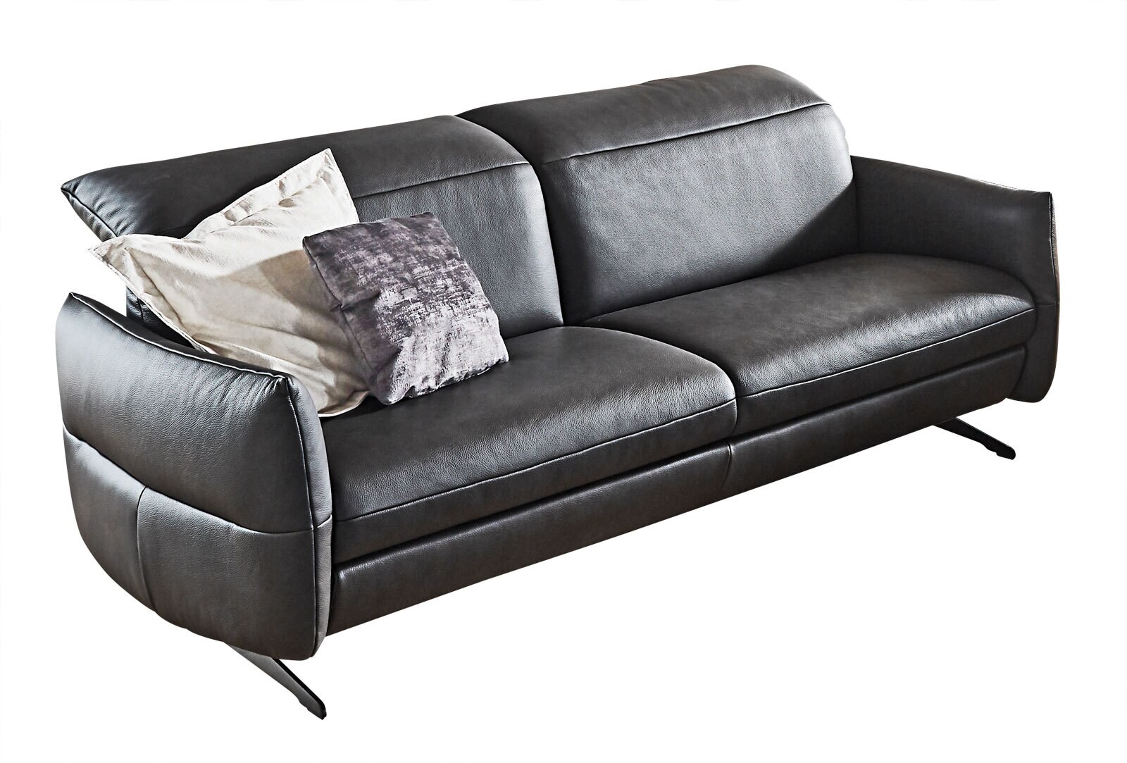 MONDO Sofa 2-Sitzer FELINI 214 cm anthrazit