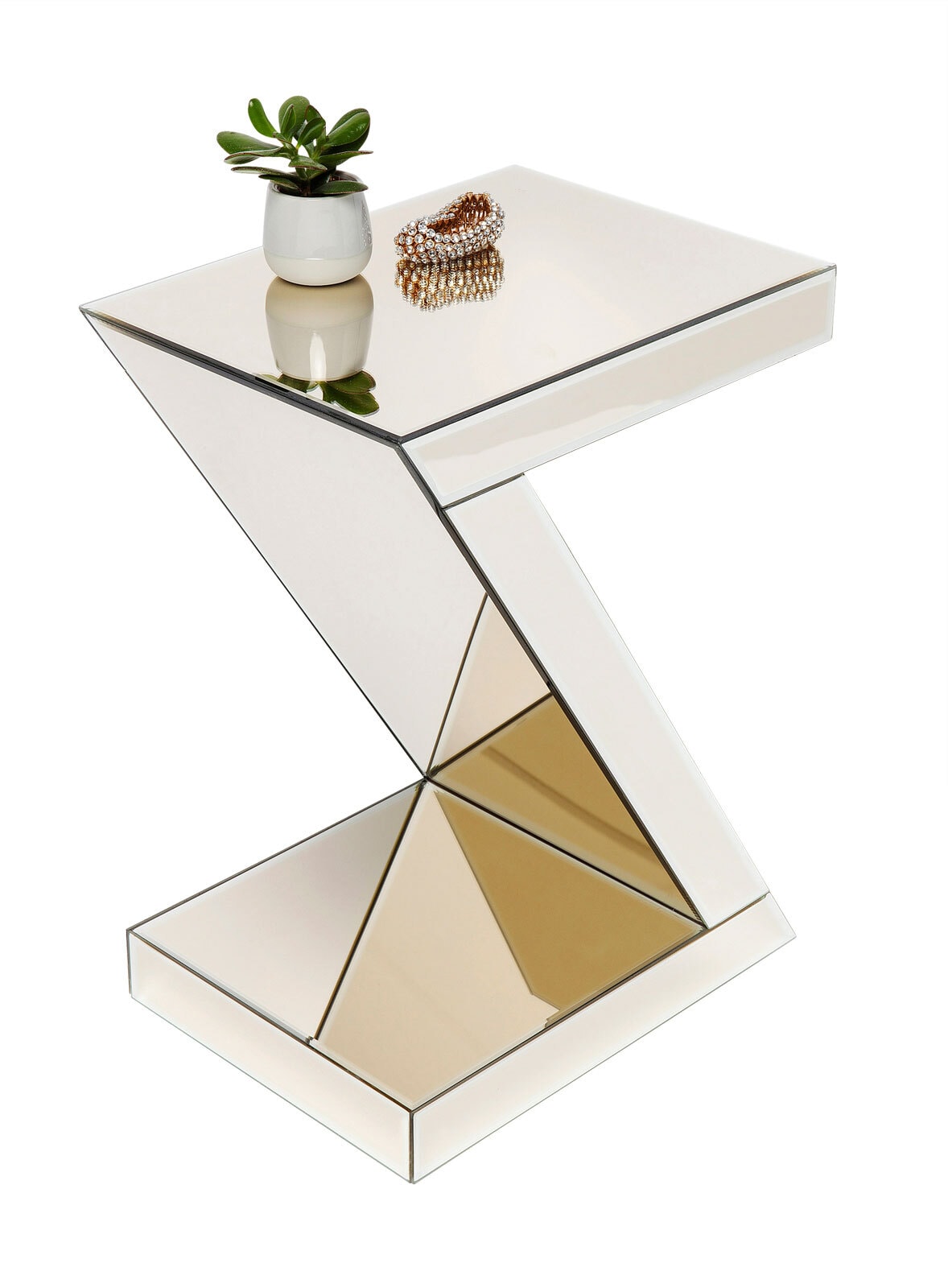 KARE DESIGN Beistelltisch LUXURY Z CHAMPAGNE