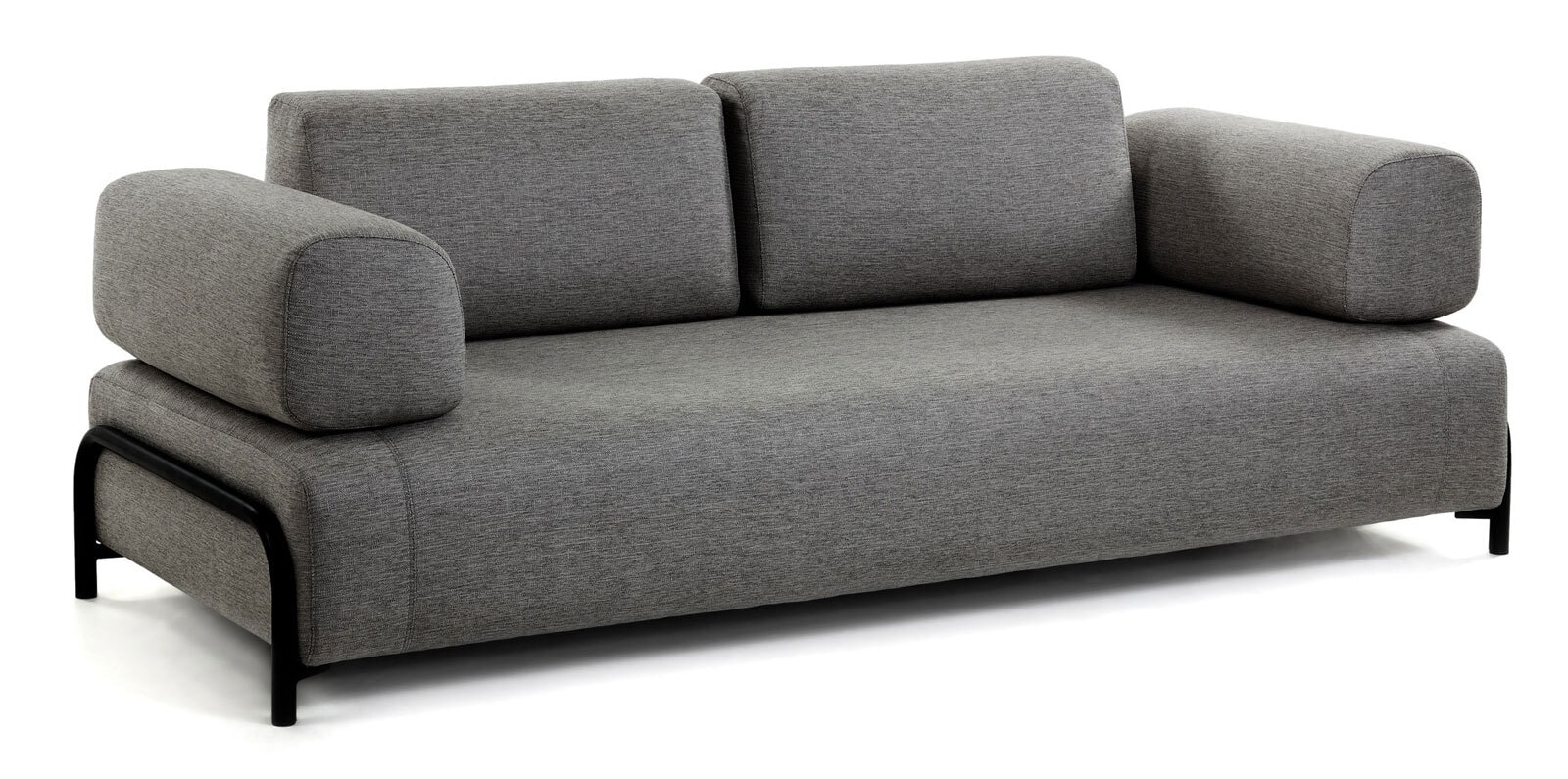 Kave Home Sofa 3-Sitzer COMPO AL dunkelgrau