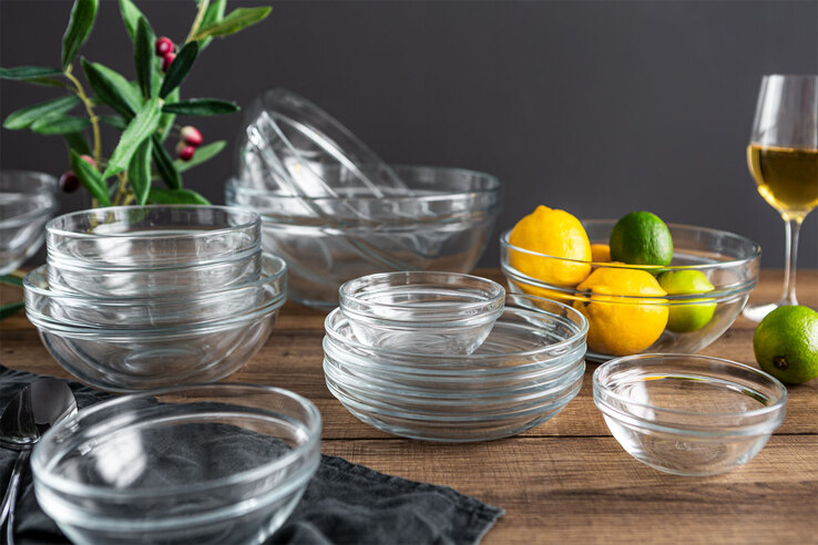 montana Schale :TREND 6er Set 12 cm 170 ml transparent
