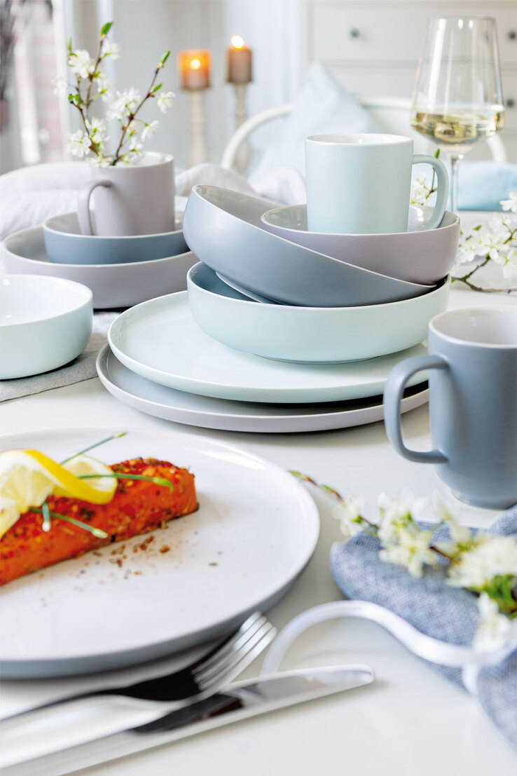 Ritzenhoff & Breker Kaffeebecher JASPER graublau