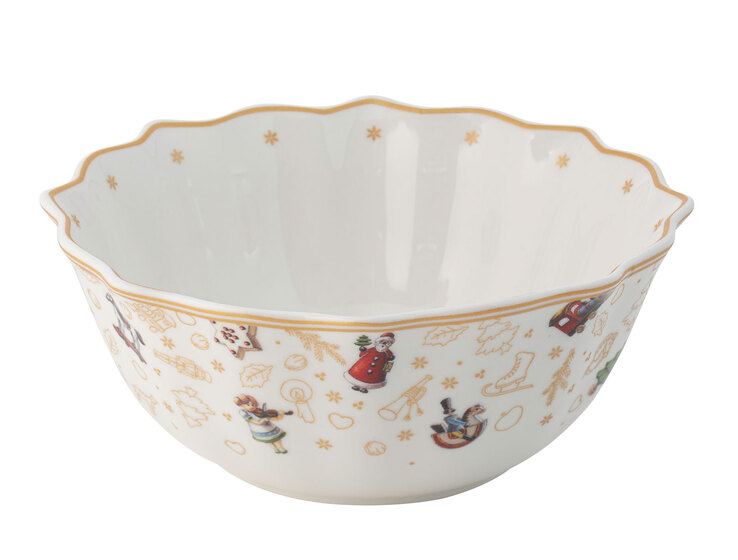 Villeroy & Boch Weihnachtsdeko Schale TOY's DELIGHT GOLD 15 cm