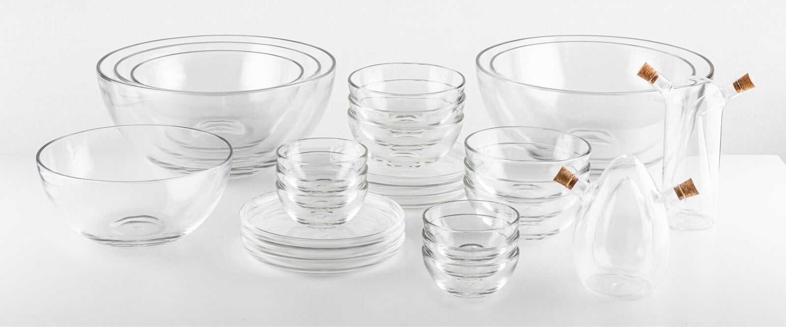 LEONARDO Schale CUCINA 6er Set - je 300 ml transparent