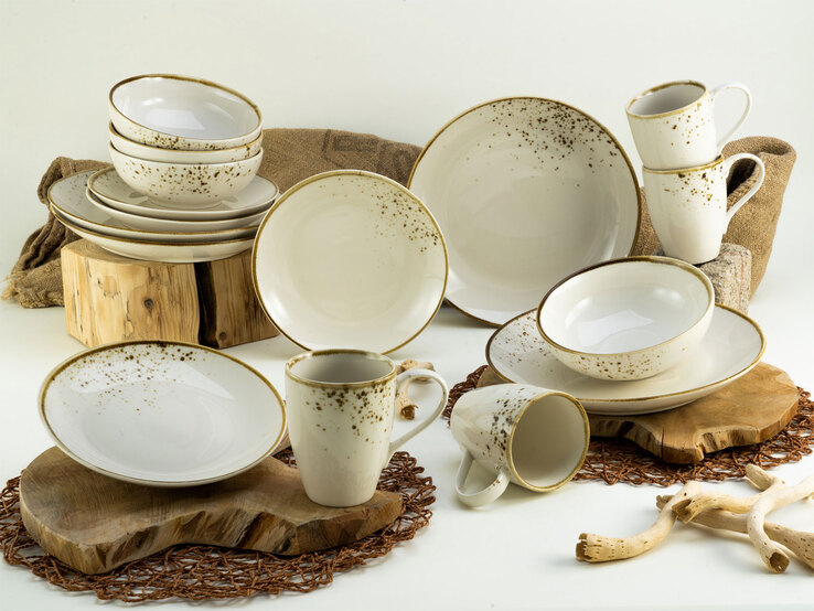 CreaTable Kaffeebecher NATURE COLLECTION Creme