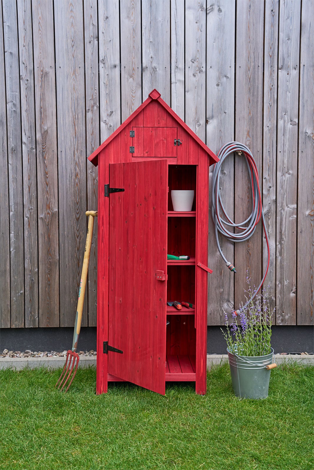 Garden FLAIR Garten Geräteschrank RIA rot