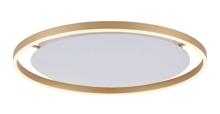 JUST LIGHT LED Deckenlampe RITUS 58 cm messingfarbig