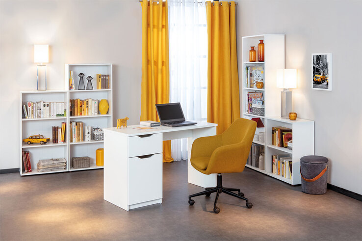 Schreibtisch NOAH 115 x 55 cm Weiß