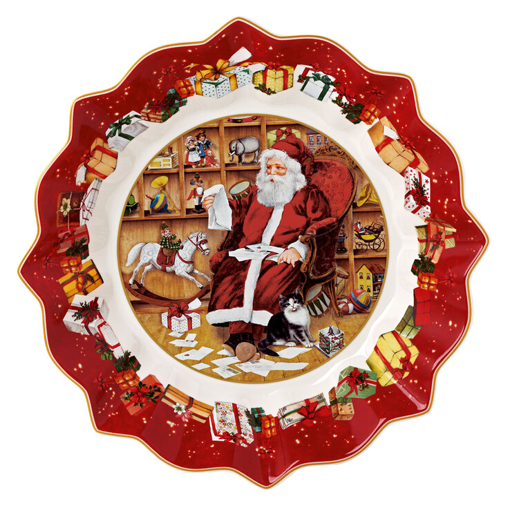 Villeroy & Boch Weihnachtsdeko Schale TOY´s FANTASY Santa liest Wunschzettel