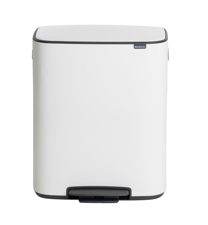 brabantia Treteimer BO 2 x 30 Liter white