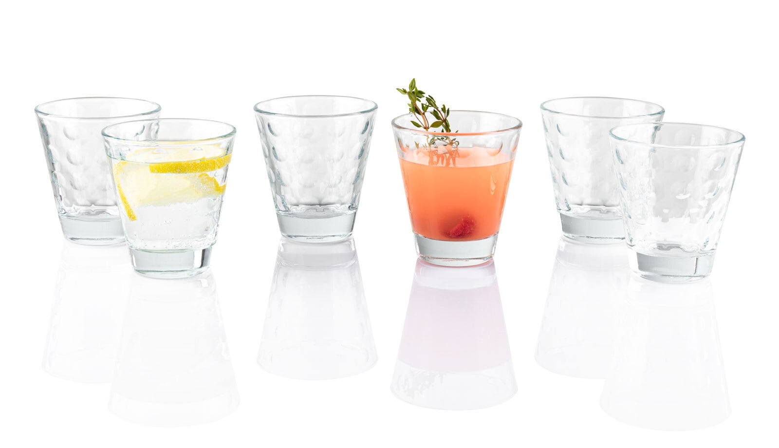 LEONARDO Whiskyglas OPTIC 6er Set transparent