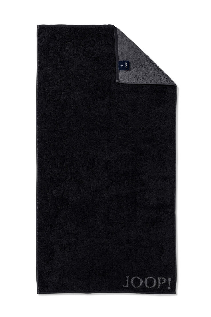 JOOP! Duschtuch DOUBLEFACE 80 x 150 cm schwarz