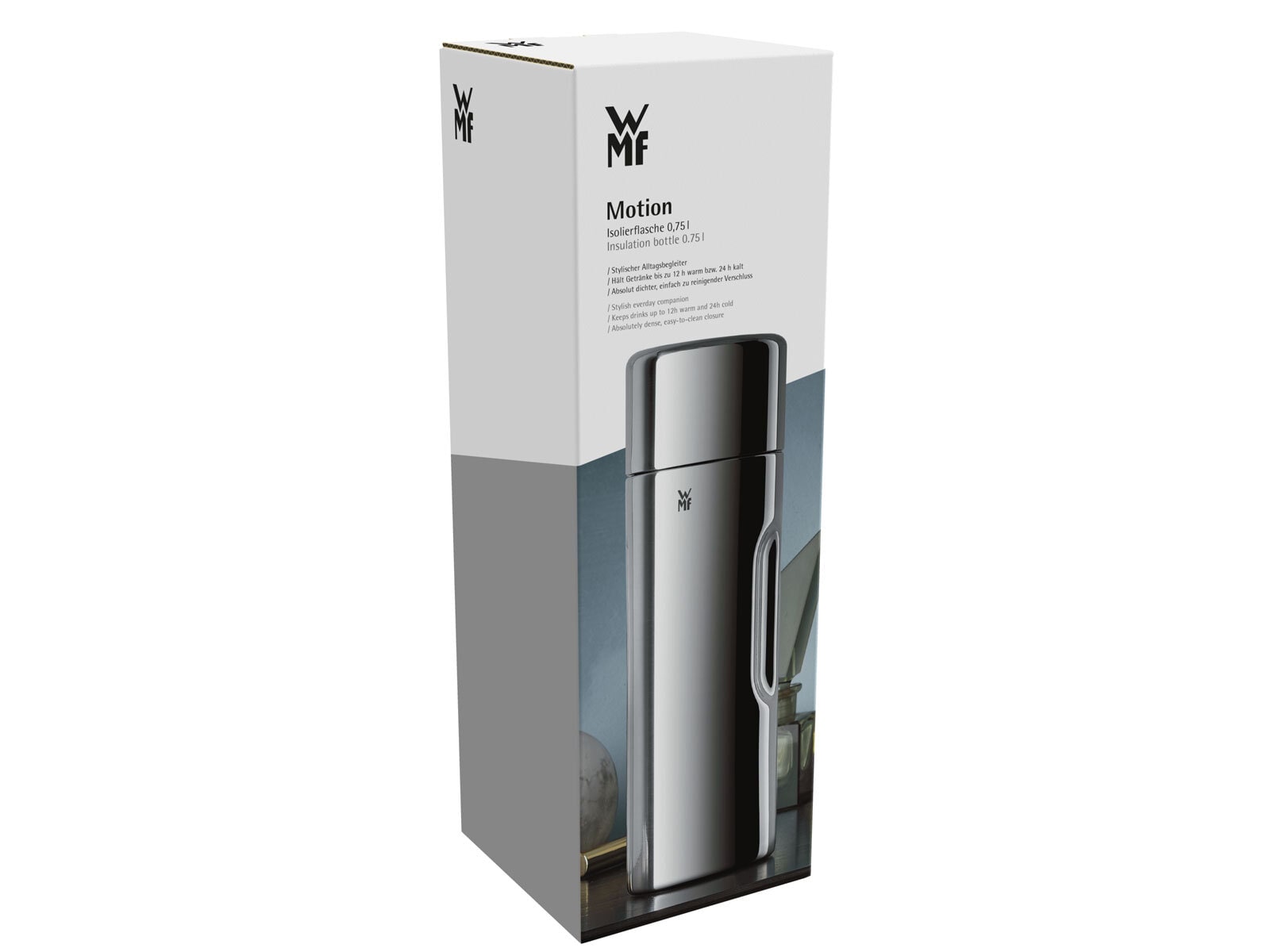 WMF Isolierflasche 750 ml Edelstahl silberfarbig