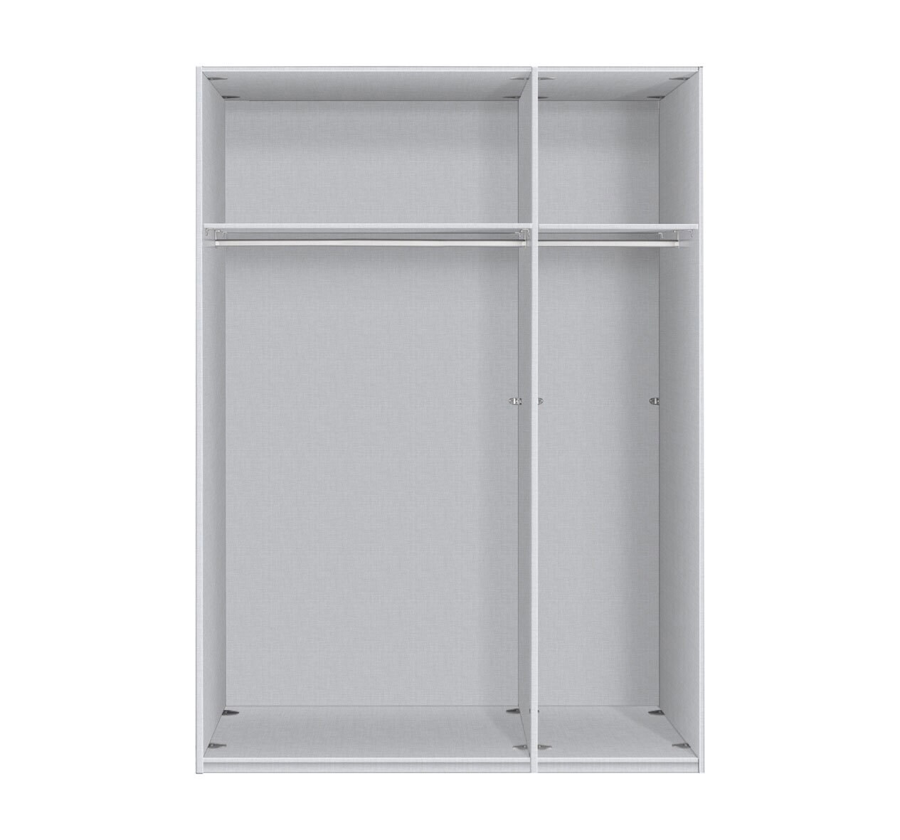 Kleiderschrank NEW JERSEY CD-I 150 x 58 cm Polarweiß /Polarweiß