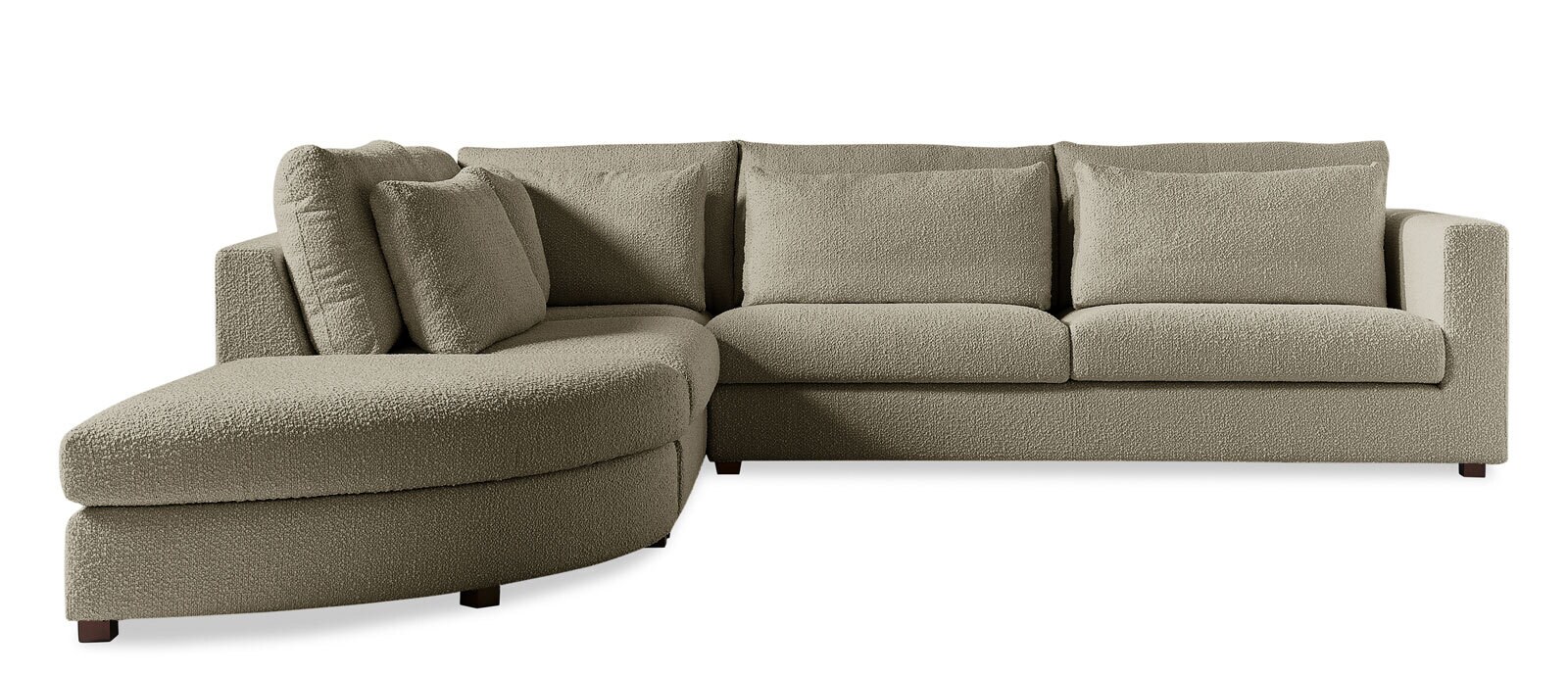 BOHOME Ecksofa RIPON 295 x 324 cm Luno ecru