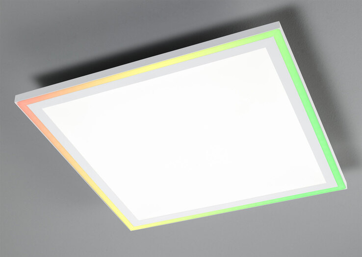 casaNOVA LED Deckenlampe JOY 47 x 47 cm weiß