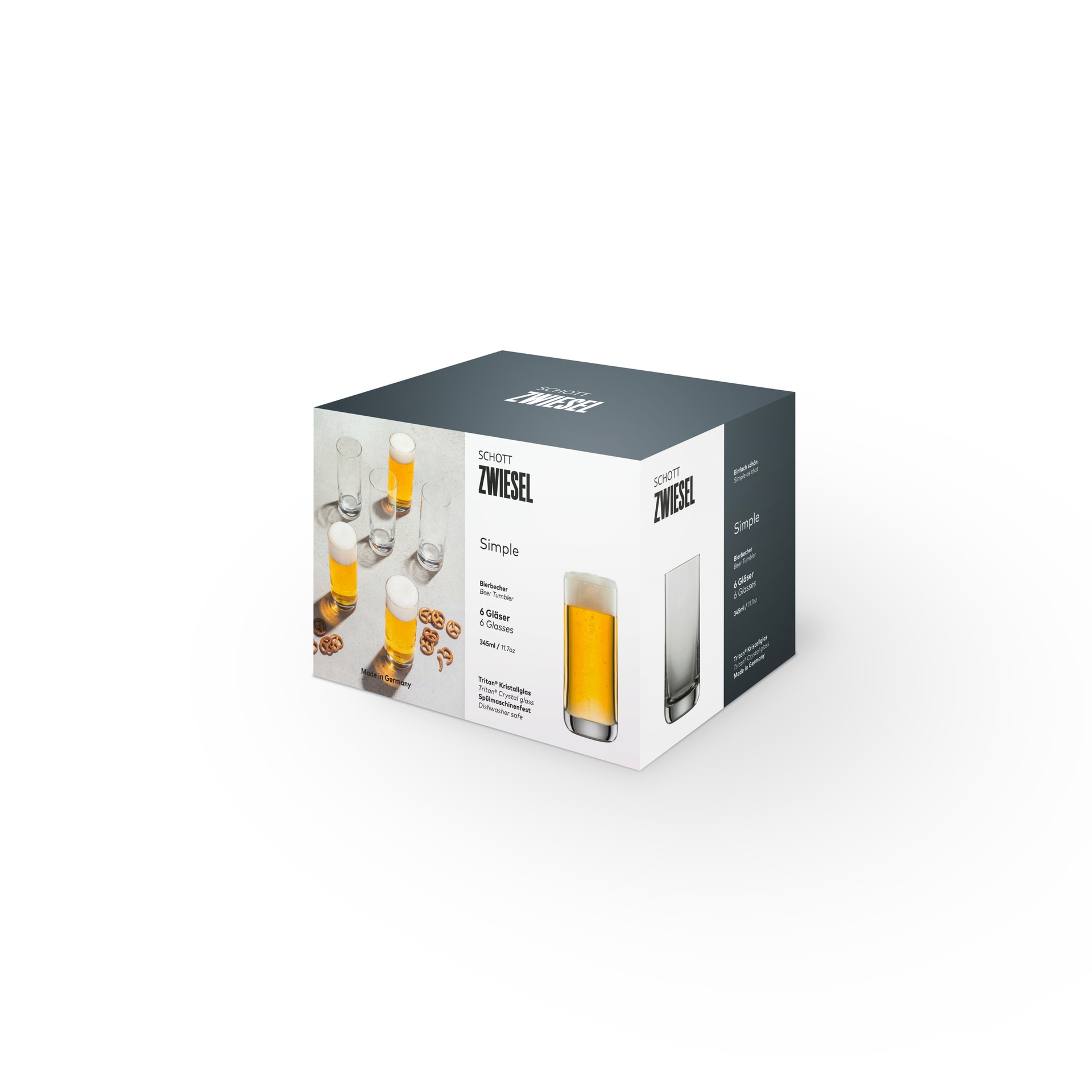 SCHOTT ZWIESEL Bierglas SIMPLE 6er Set 320 ml