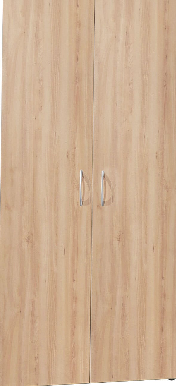 Kleiderschrank 80 x 185 cm Holznachbildung braun