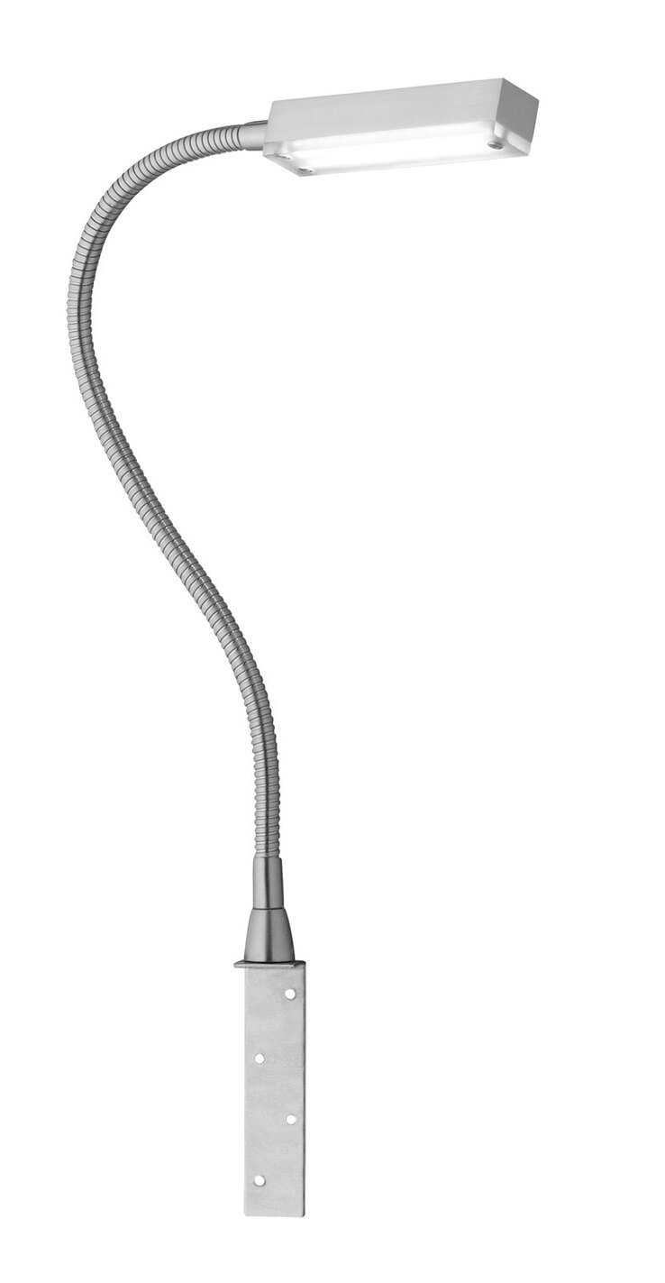 FISCHER & HONSEL LED Wandlampe RAIK I nickelfarbig mit Gestensteuerung