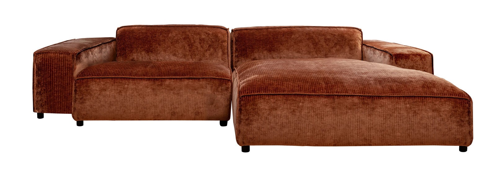 BOHOME Ecksofa KIRK Cord Levis copperbraun