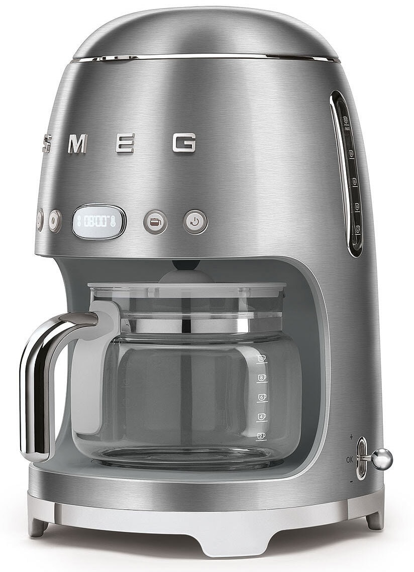 SMEG Filter-Kaffeemaschine chromfarbig