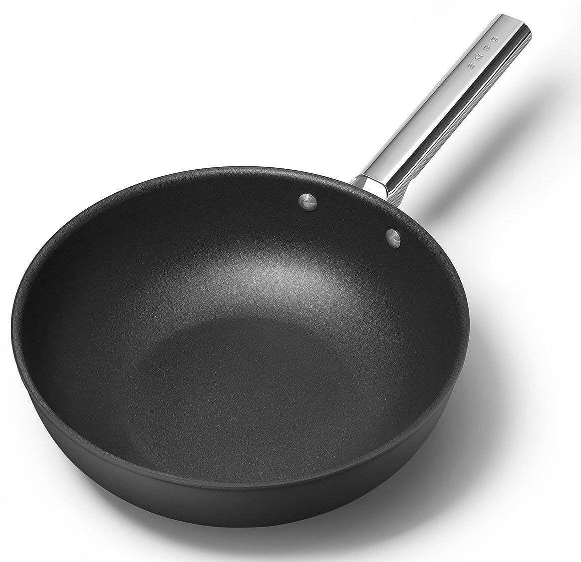 SMEG Wok 30 cm schwarz