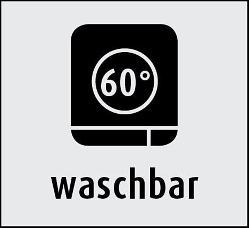 JOOP! Waschhandschuh DOUBLEFACE 16 x 22 cm grau