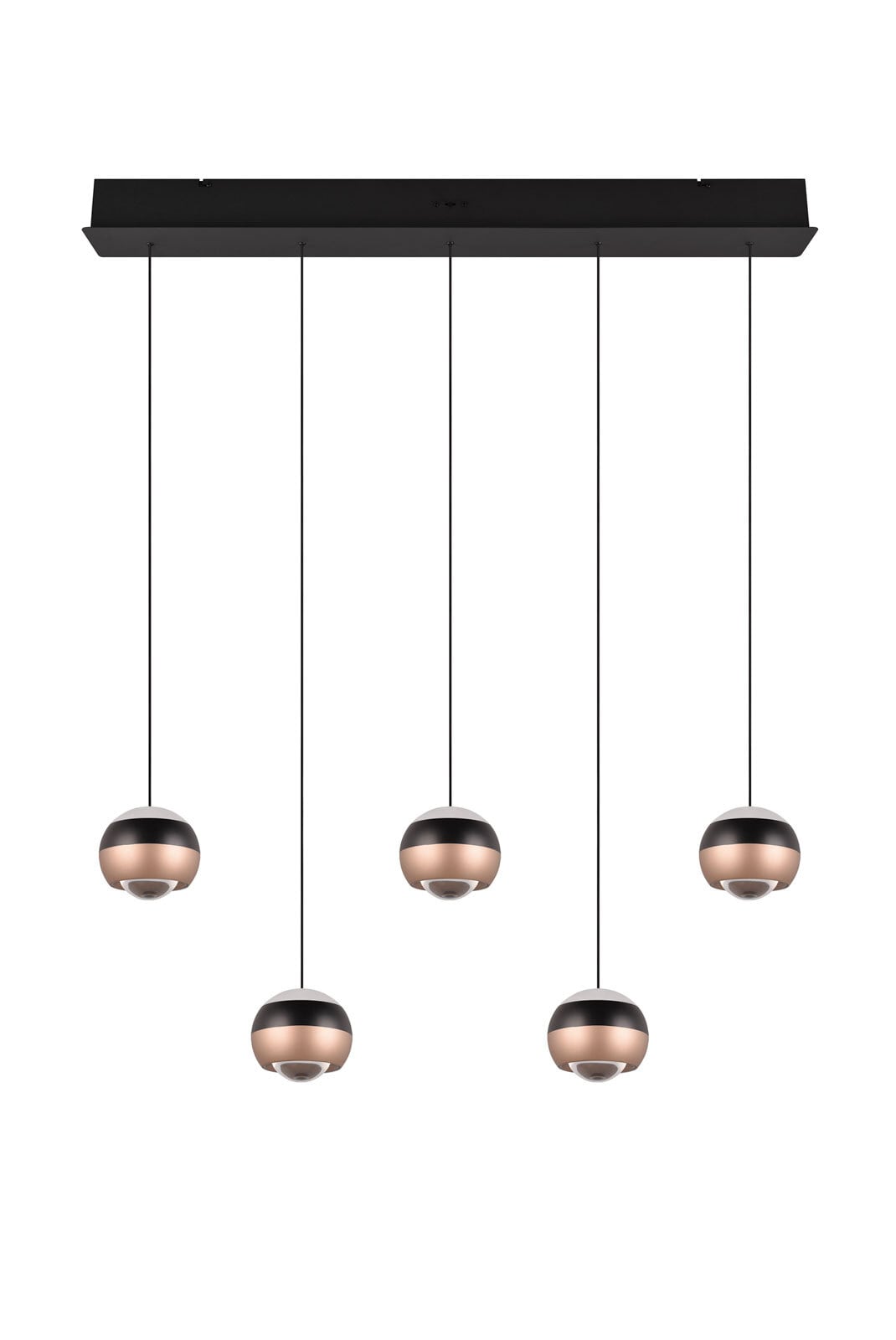 TRIO LED Balkenpendel TRS ORBIT 100 cm schwarz /coffee