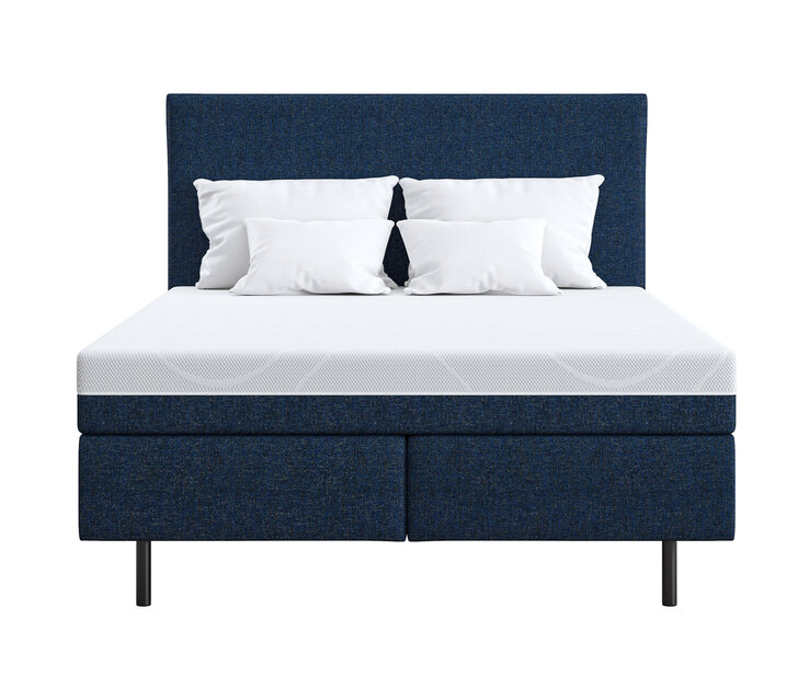 SCHLARAFFIA Boxspringbett MYNAP 140 x 200 cm Casual Navy Blue