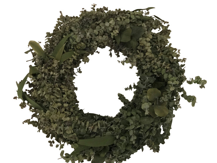 Weihnachtsdeko Kranz Eukalyptus 35 cm