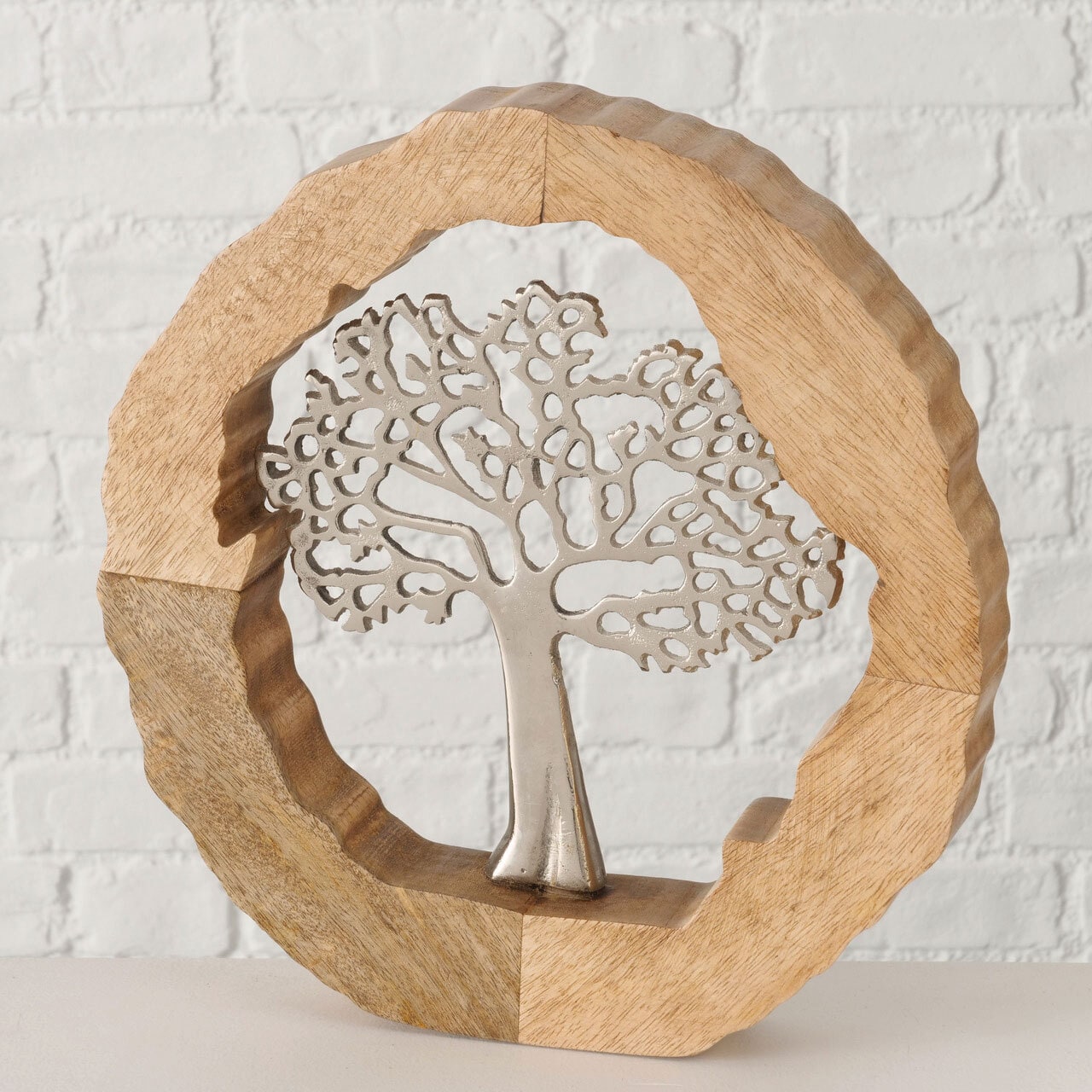 Deko Aufsteller TREE 34 cm Holz