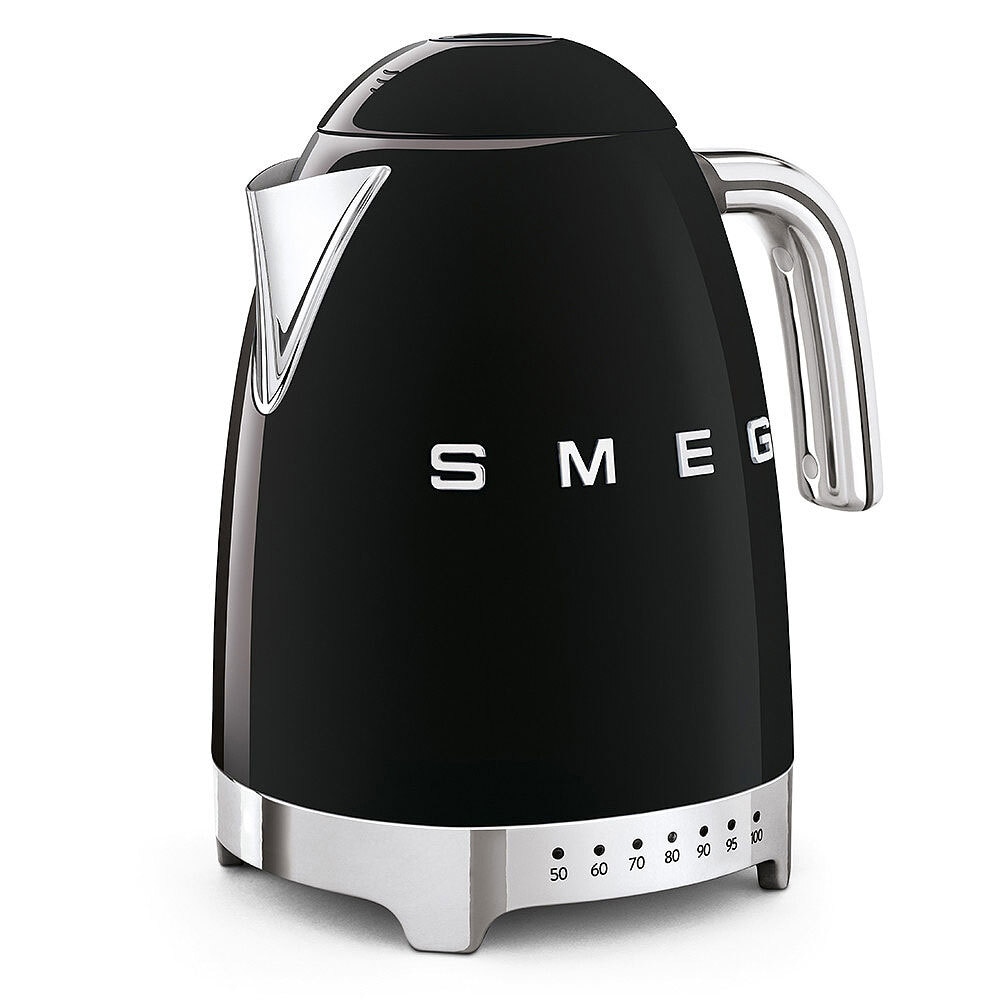 SMEG Wasserkocher 1700 ml variable Temperatursteuerung schwarz