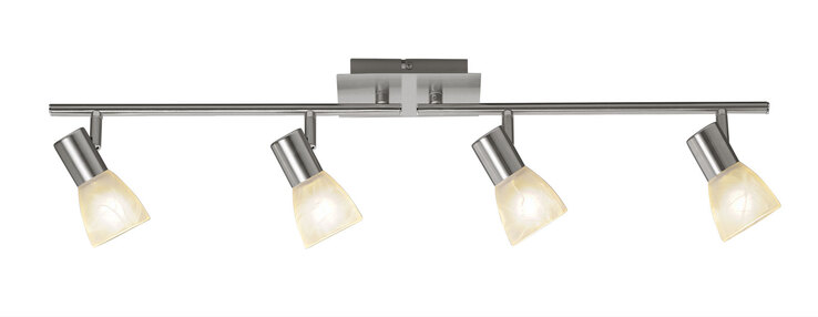 casaNOVA Retrofit Deckenlampe 4 Spots JILL II Nickel