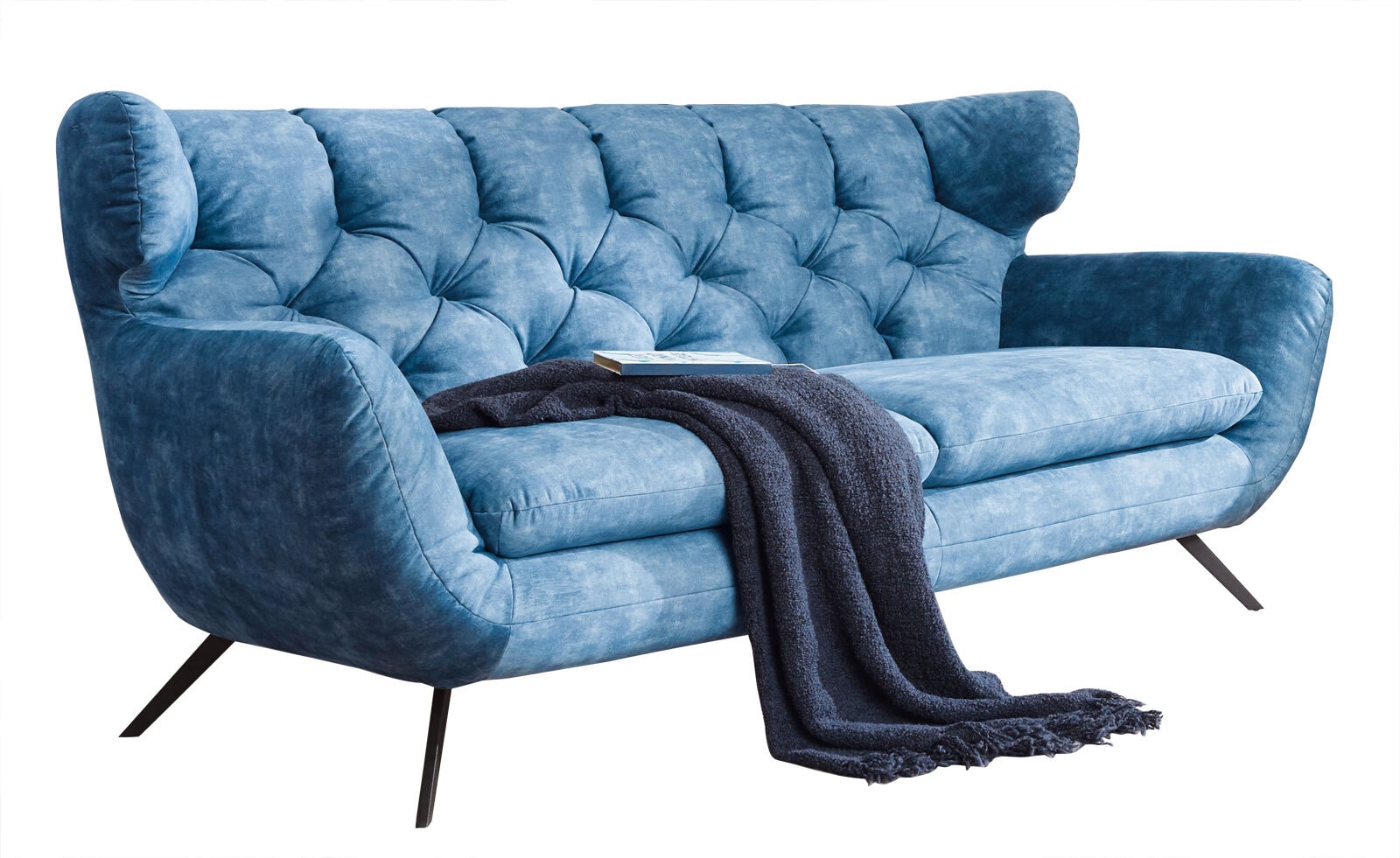 Ole Gunderson Sofa 2,5-Sitzer SIXTY Craft bluegrey