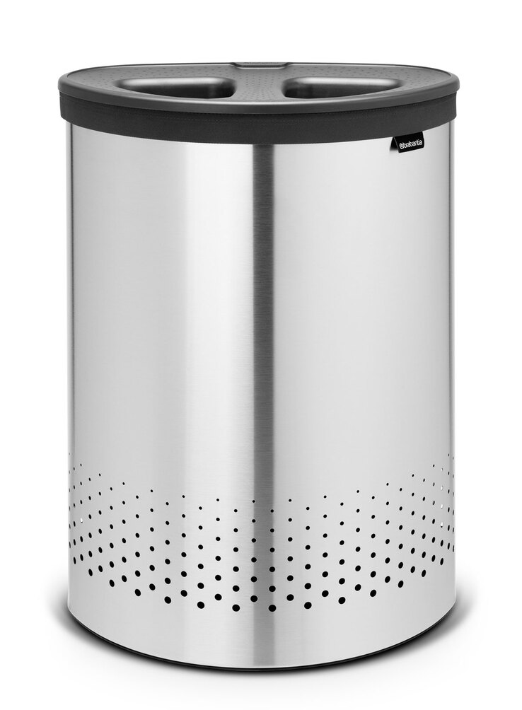 brabantia Wäschekorb SELECTOR 55 Liter chromfarbig