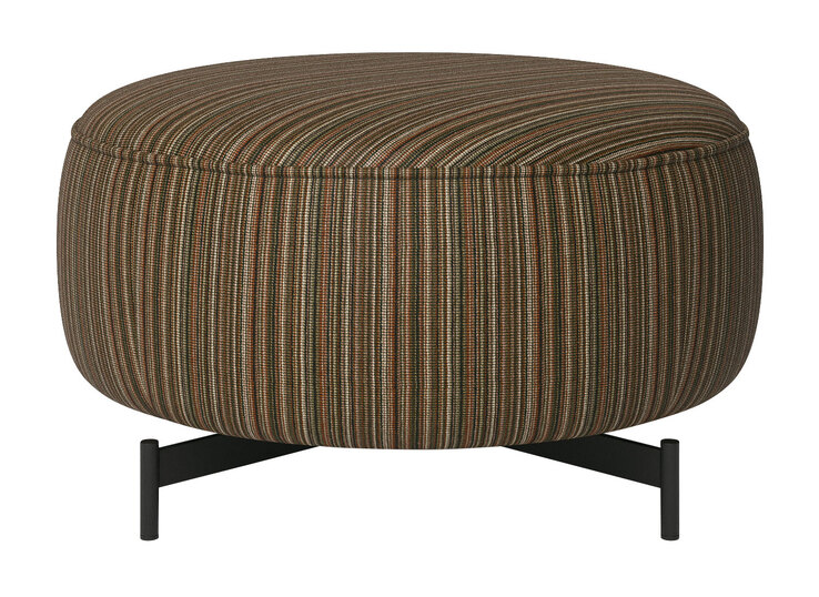 JOOP! Hocker 80 cm Stoffbezug salmon