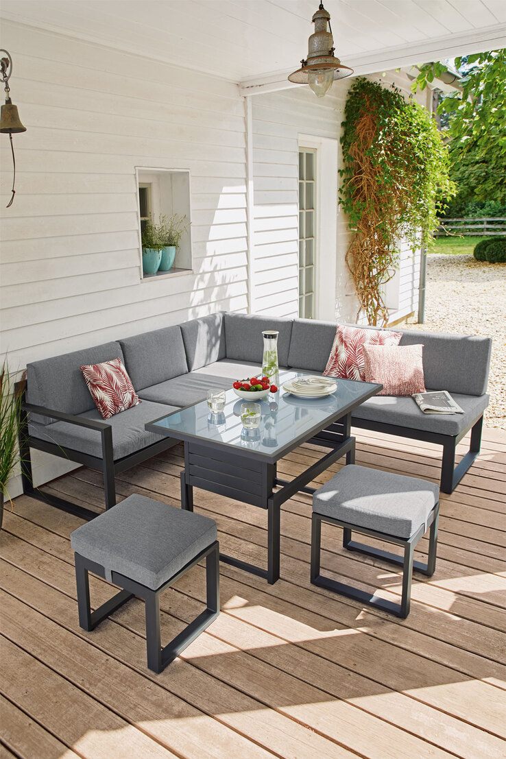 Garden FLAIR Dining Gartenlounge LANGEOOG 5-teilig