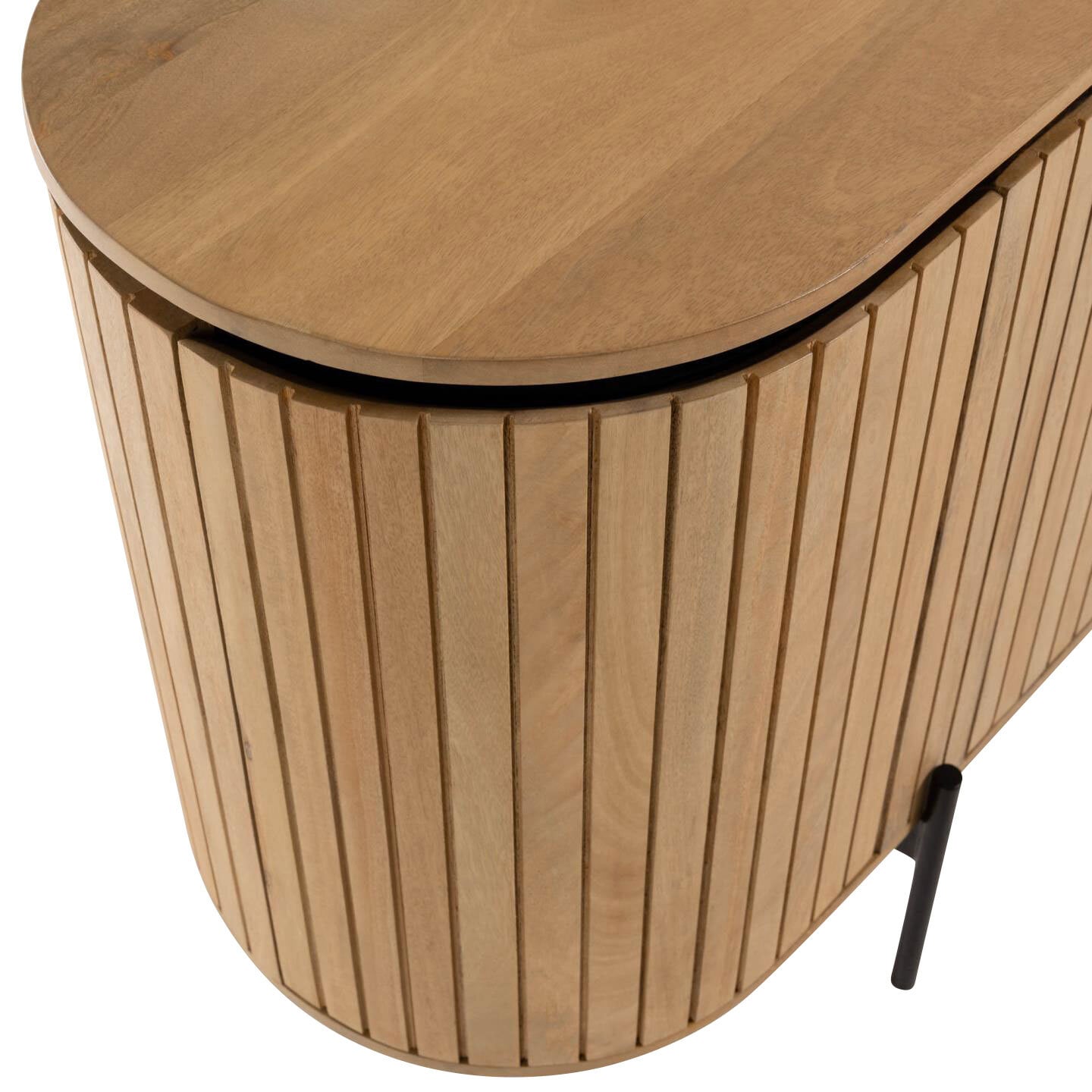 Kave Home Sideboard LICIA 170 x 80 cm Mango braun